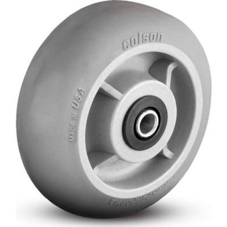 COLSON Colson® 2 Series Wheel 5.00006.559 WS - 6 x 2 Performa Rubber 1/2 Roller Bearing - Gray 5.00006.559 WS